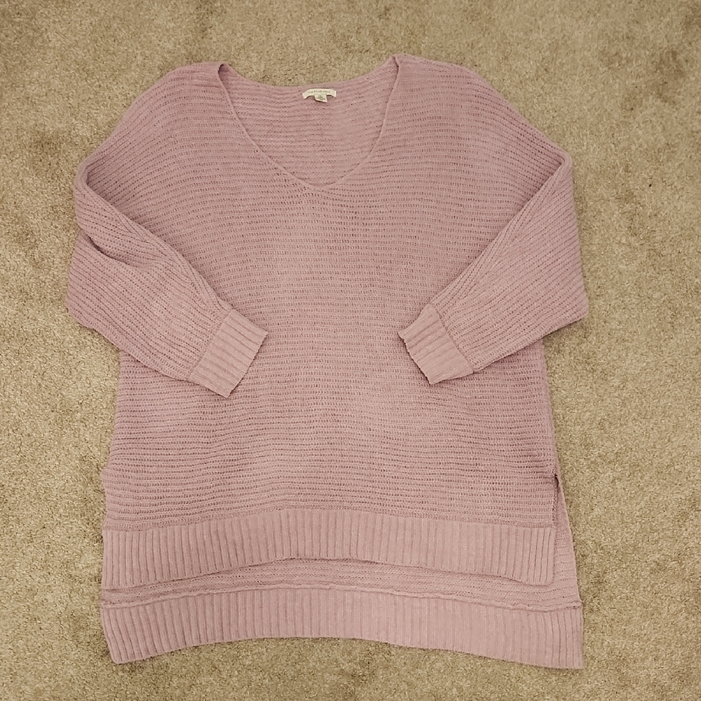 American Eagle Cozy Lavender Knit Sweater